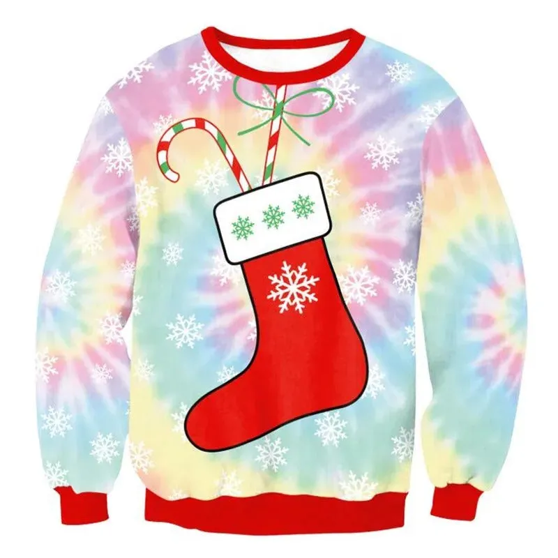 Joris - Warm knitted sweater with a fun 3D Christmas motif for men and women