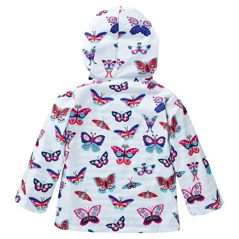 Kids Hooded WindProof Jackets Spring and Fall Outerwear - Free Shipping to N.A.