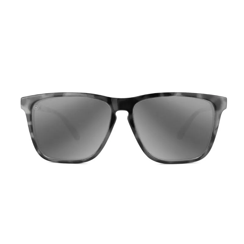 Knockaround Fast Lanes Sunglasses - Granite Tortoise Shell / Silver Smoke