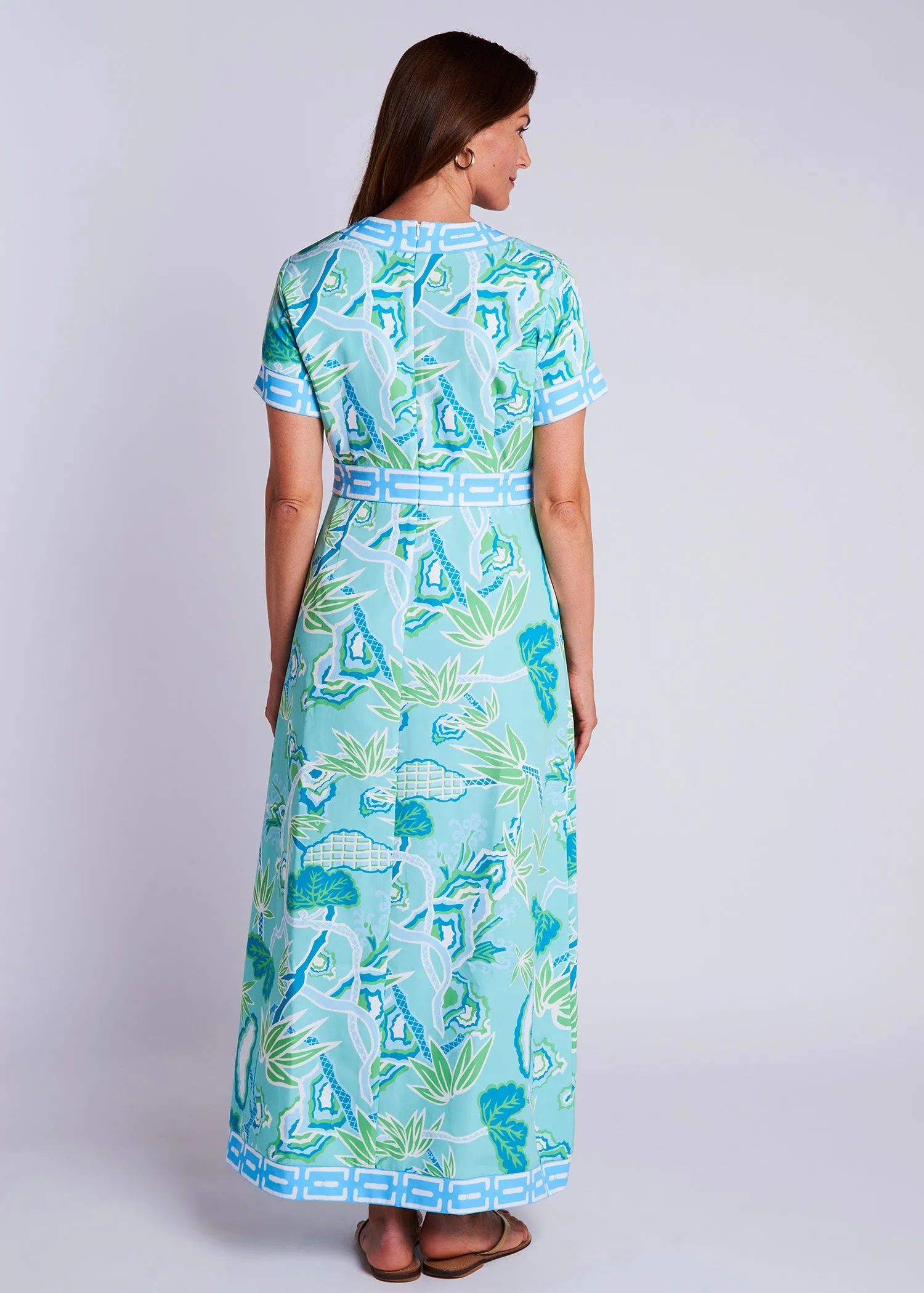 Leland Dress - Winifred Seafoam