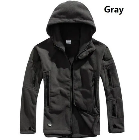 Men Military Thermal Fleece Tactical Jacket