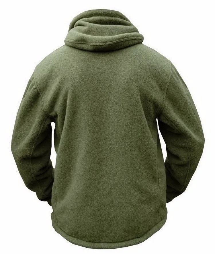 Men Military Thermal Fleece Tactical Jacket