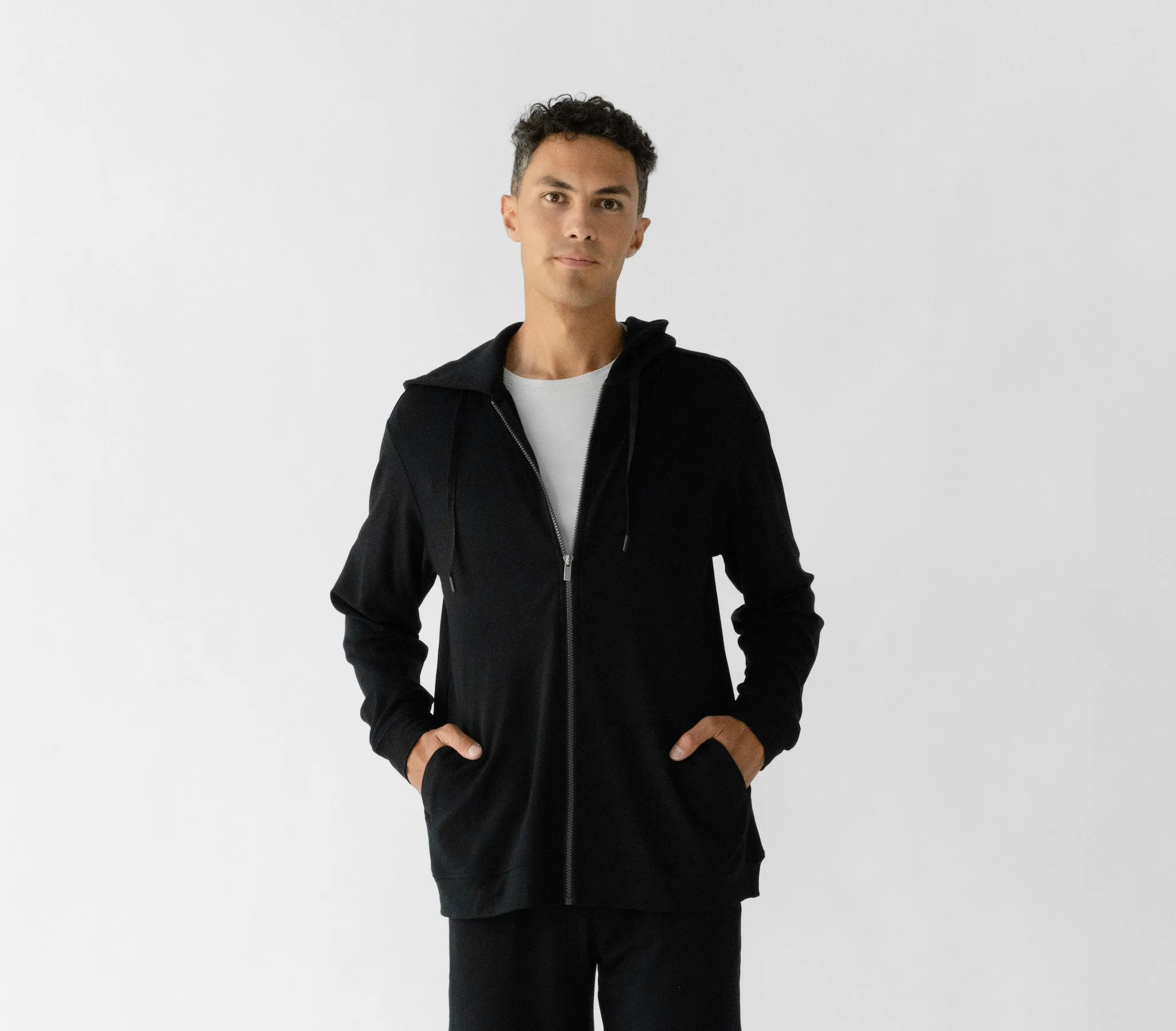 Men's Ultra-Soft Bamboo Zip Down Hoodie