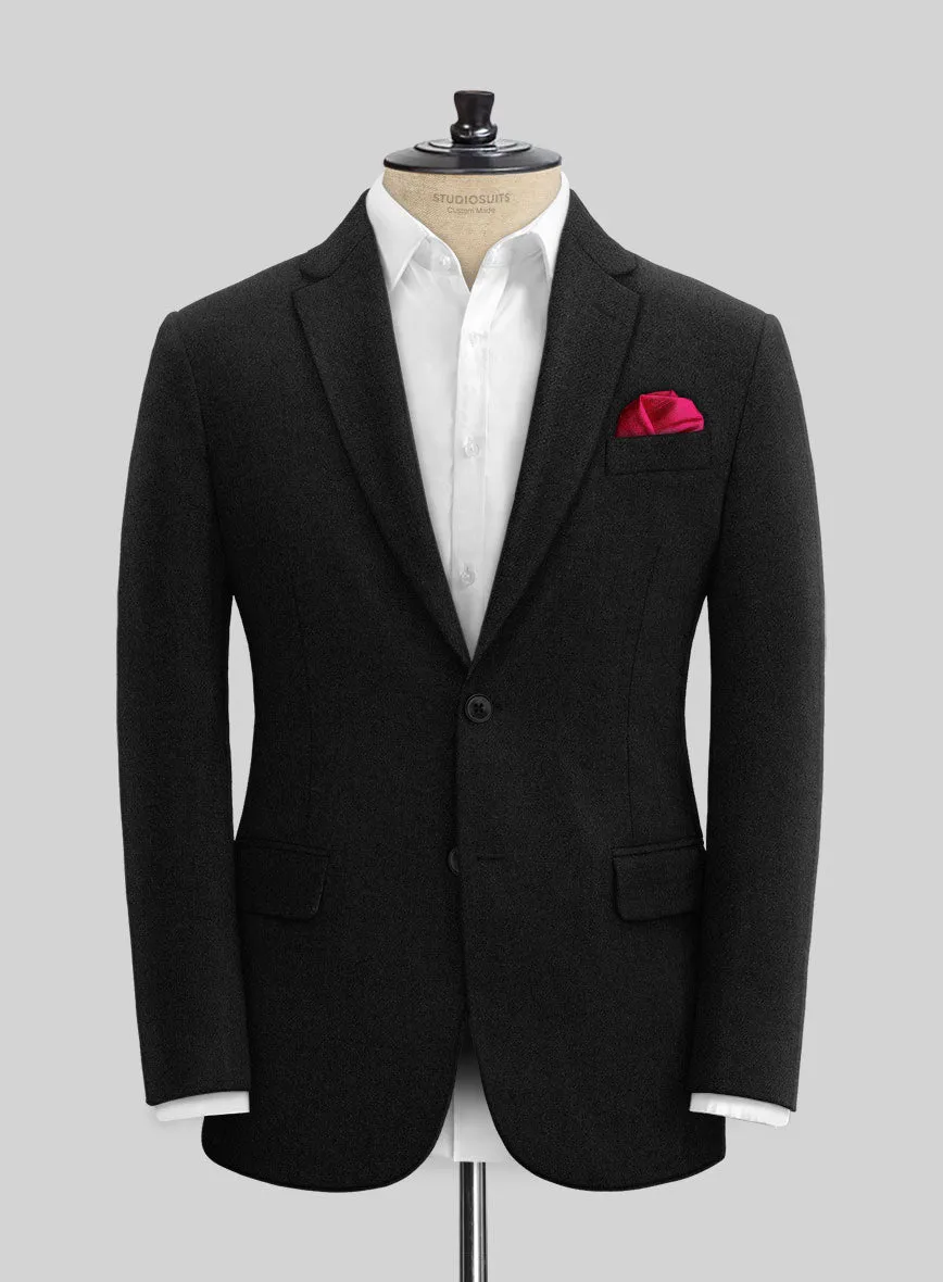 Naples Black Tweed Suit