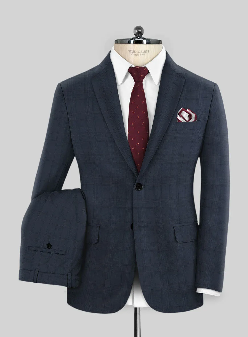 Napolean Preppy Blue Check Suit