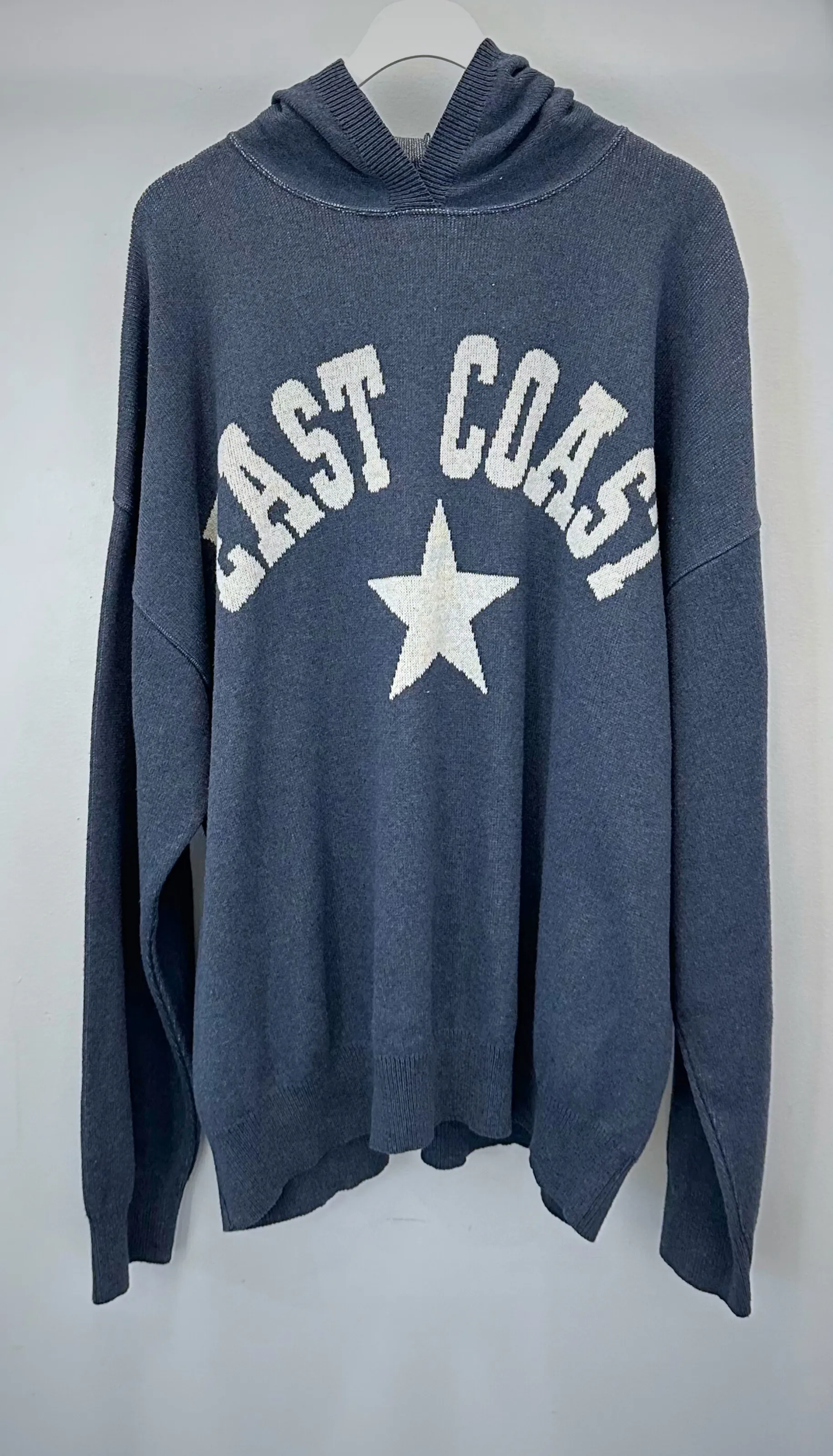 Oversized Hooded East Coast Sweater