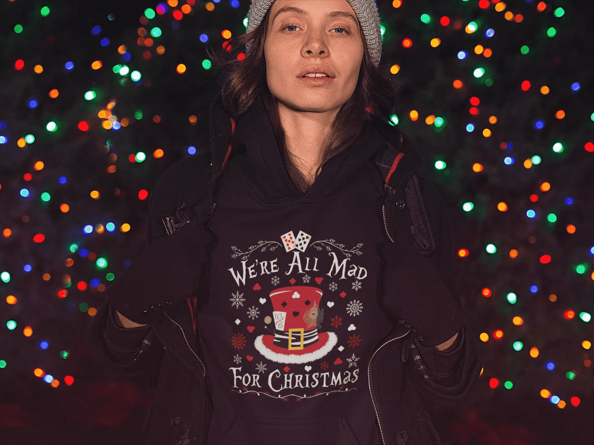 "We're All Mad For Christmas" Hoodie