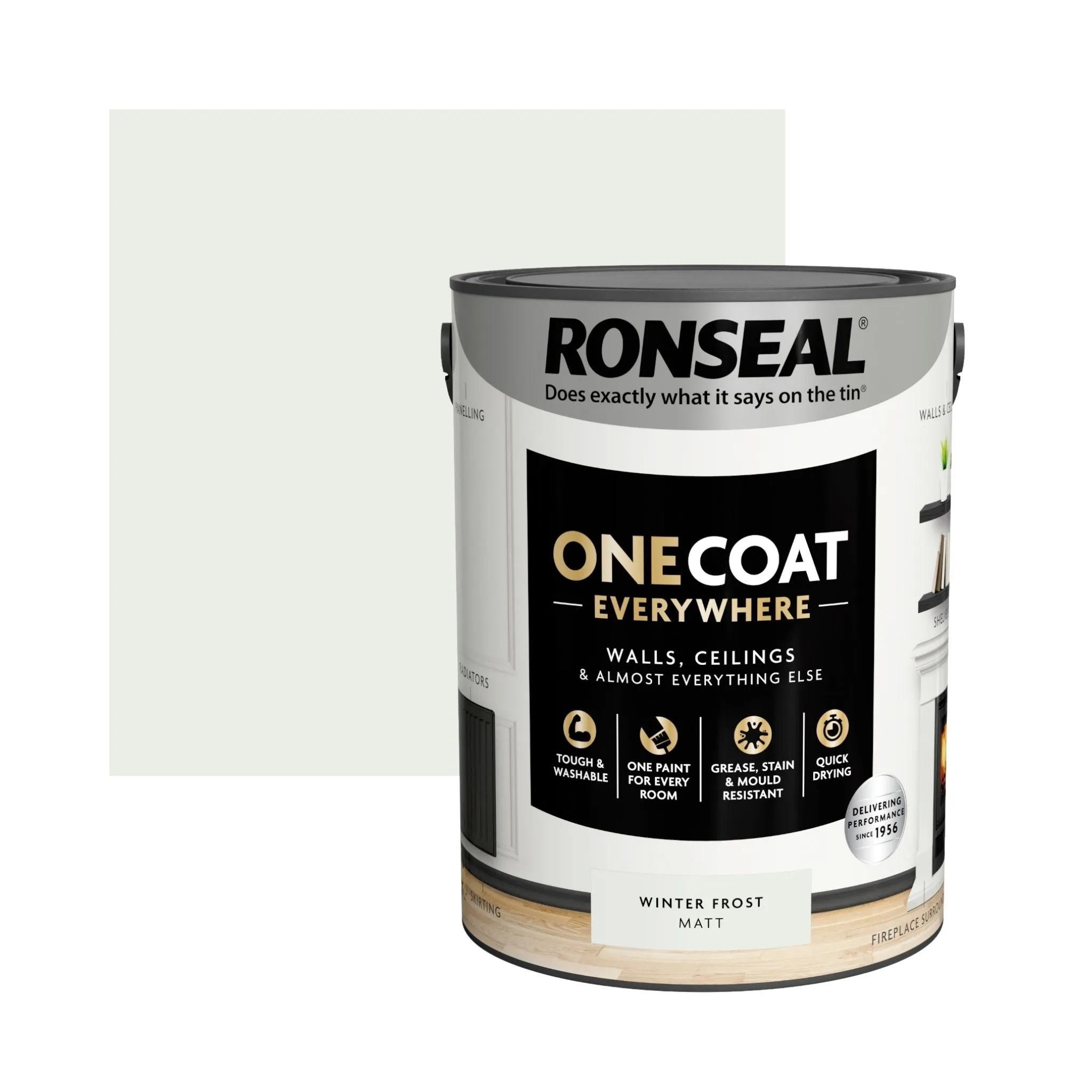 Ronseal One Coat Everywhere Paint Winter Frost