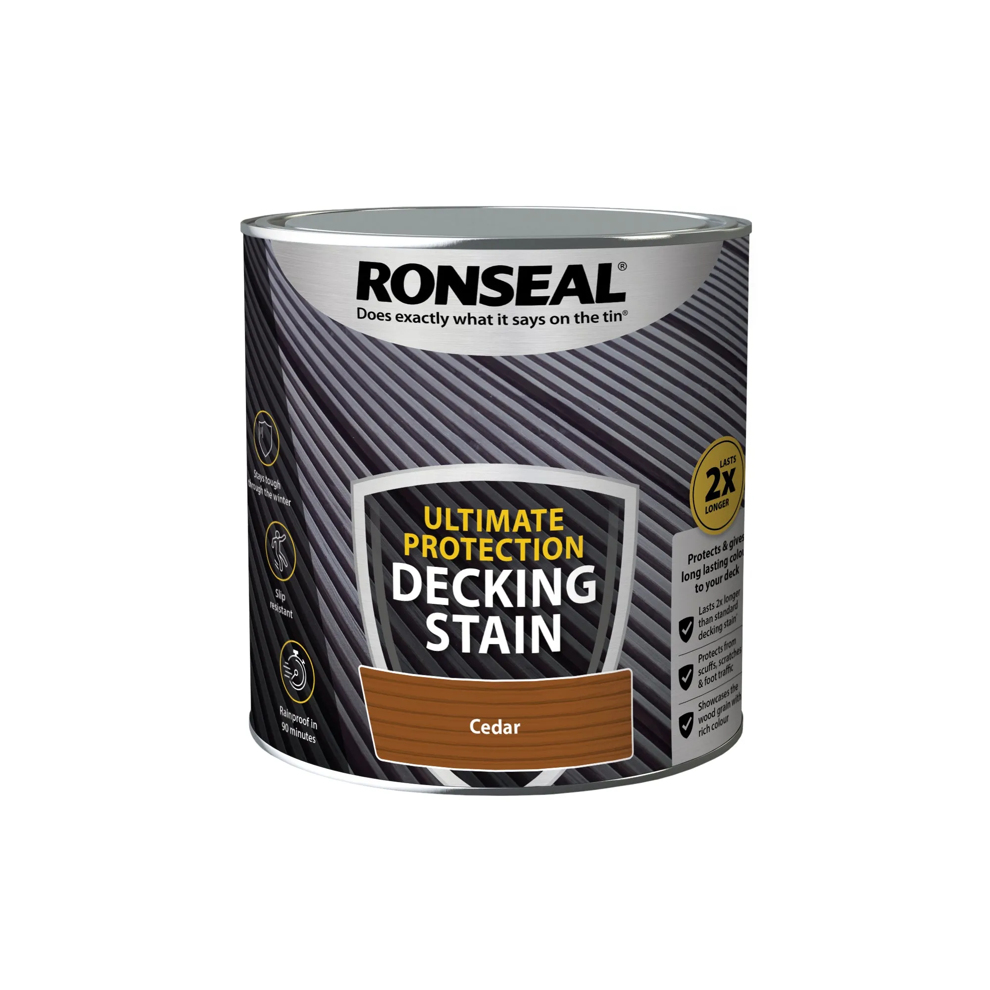 Ronseal Ultimate Protection Decking Stain - Cedar 2.5L