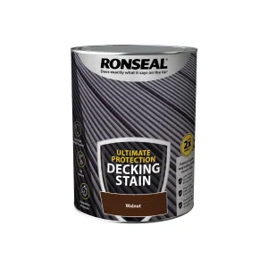 Ronseal Ultimate Protection Decking Stain - Walnut 5L