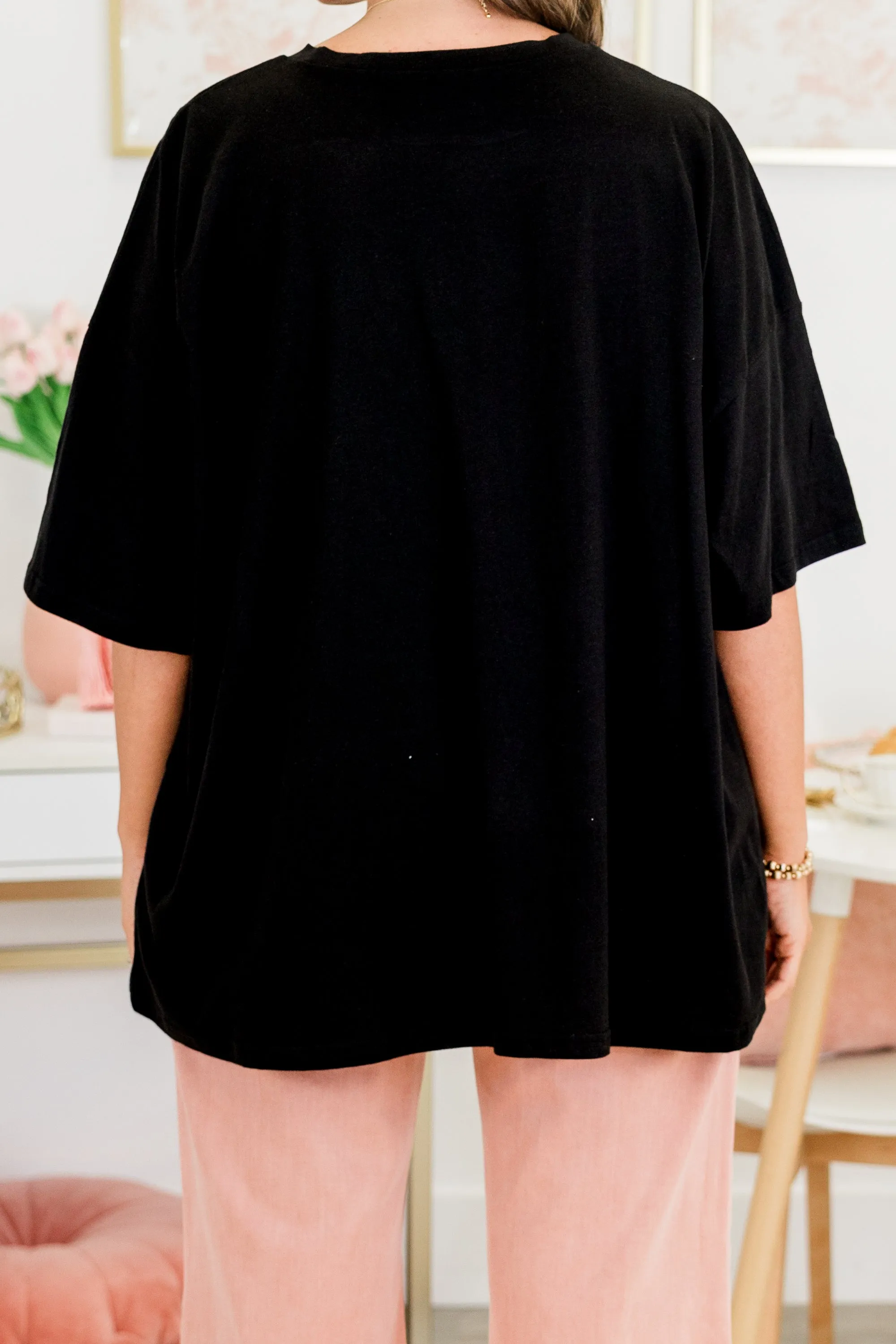 So Loved Boyfriend Tee, Black