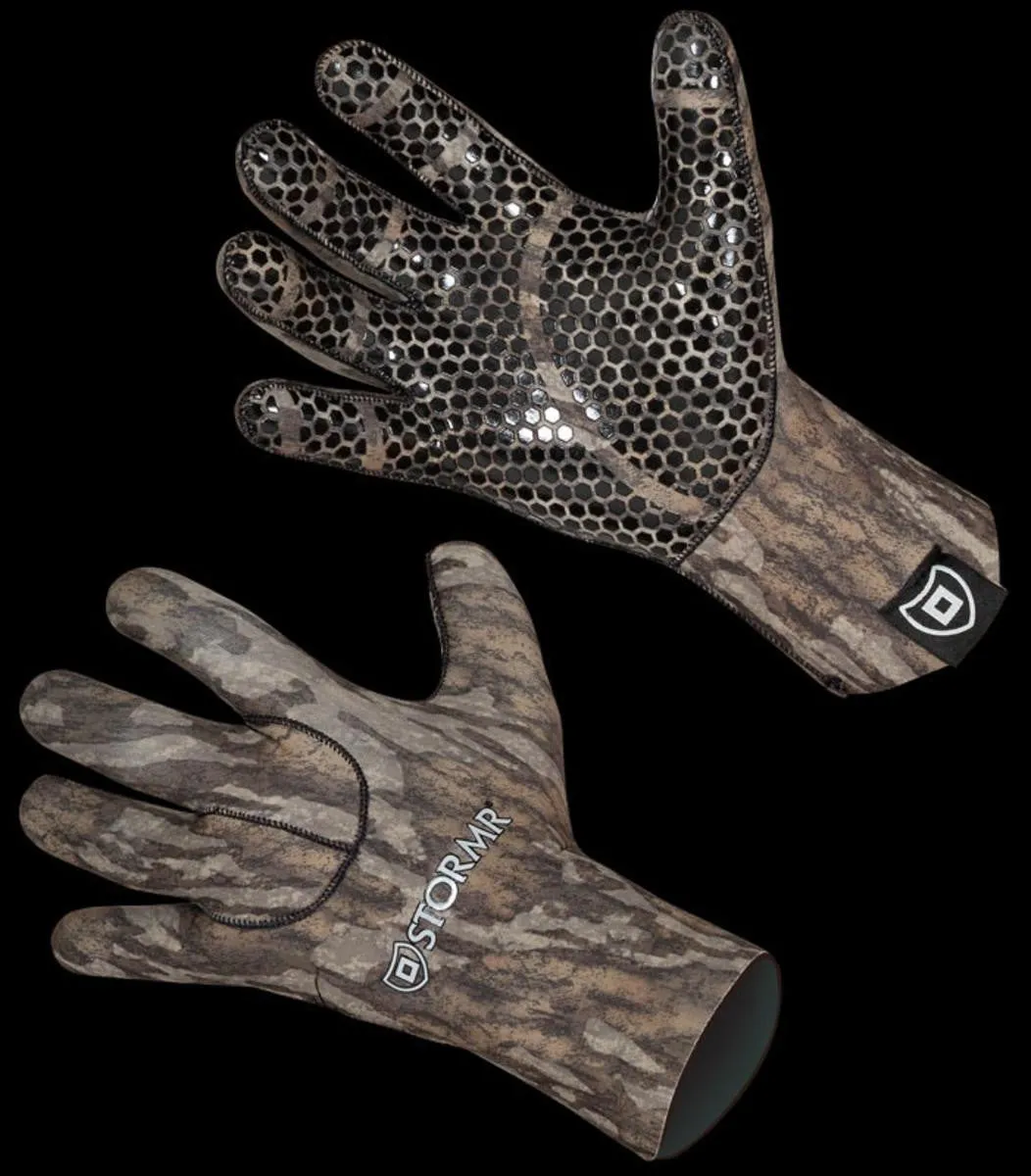 Stormr Stealth Decoy Glove - Mossy Oak Bottomland (Size XS)