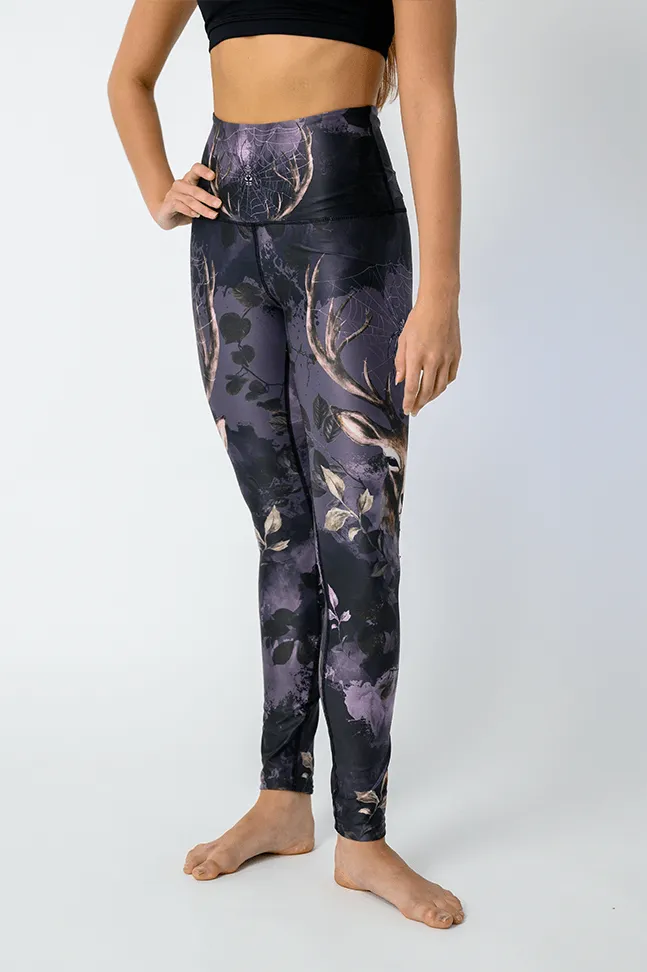 Symbiosis Printed Yoga Leggings