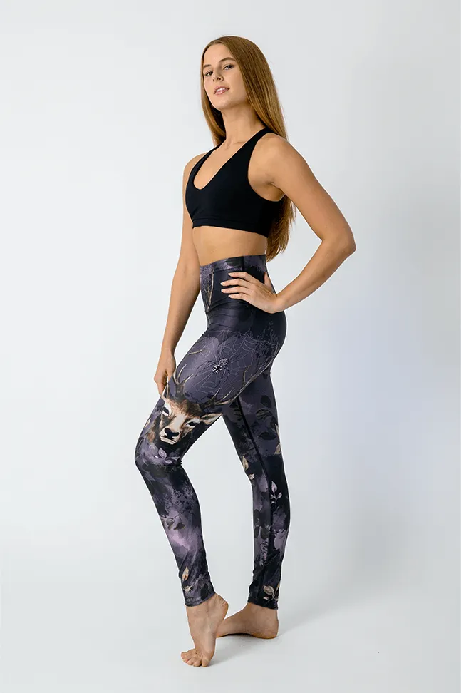 Symbiosis Printed Yoga Leggings