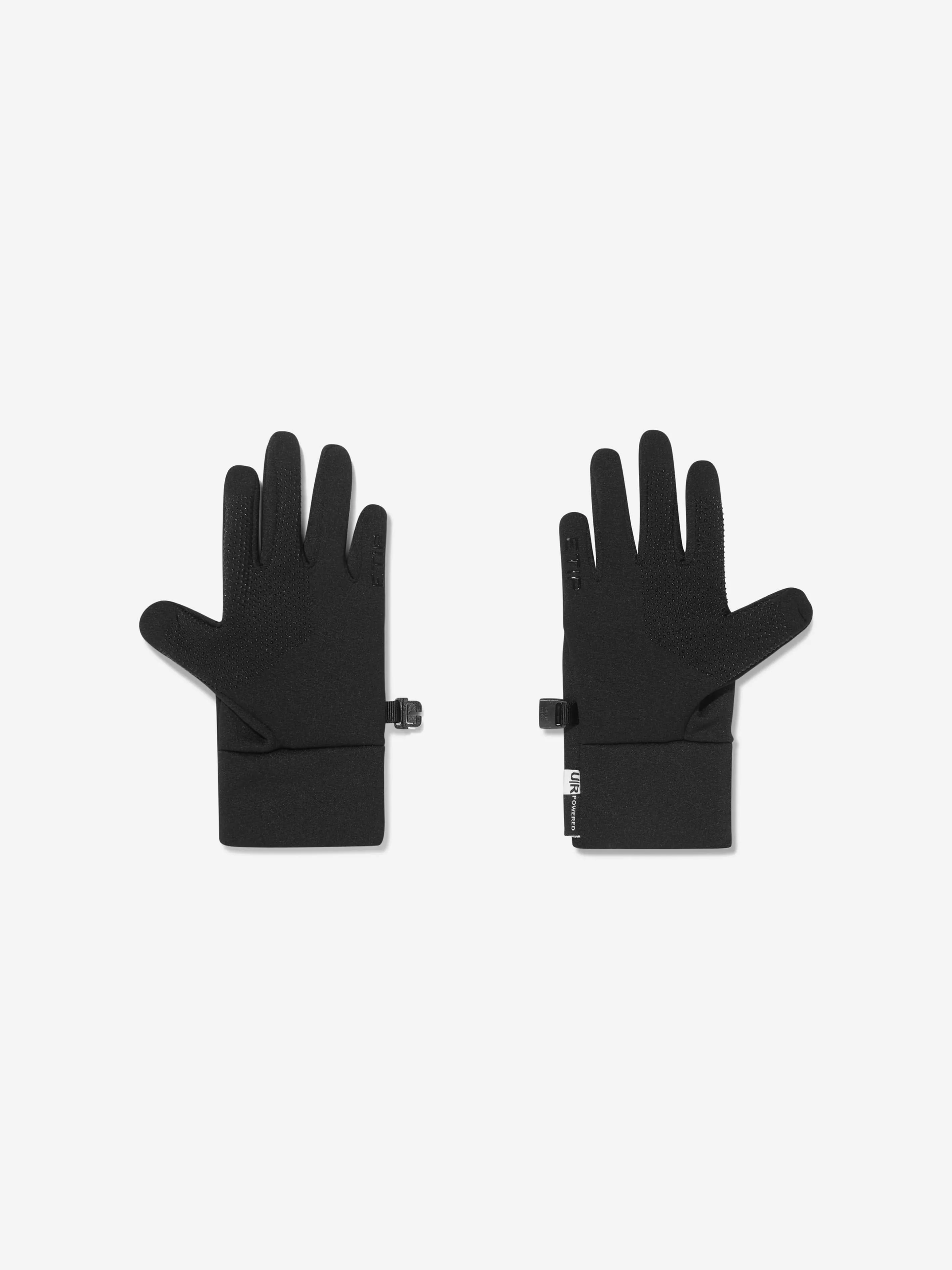 The North Face Kid Recycled Etip Gloves in Black