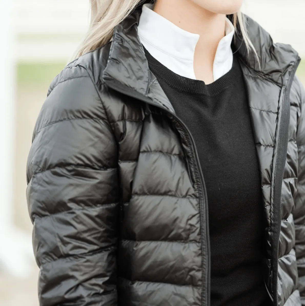 TKEQ- EZ Packable Down Jacket (Black)