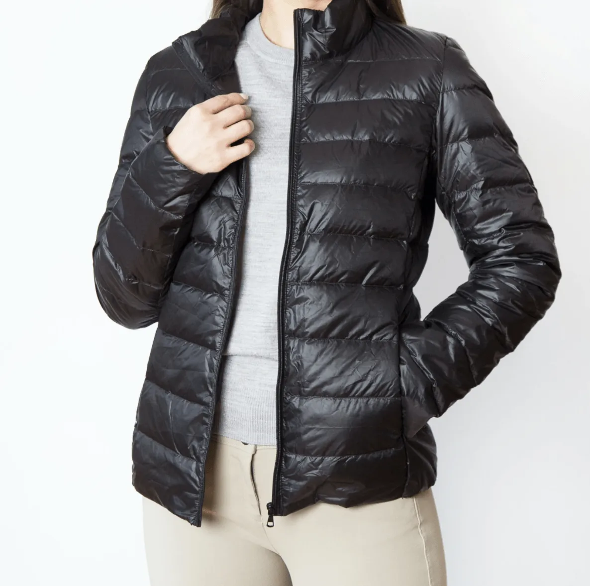 TKEQ- EZ Packable Down Jacket (Black)