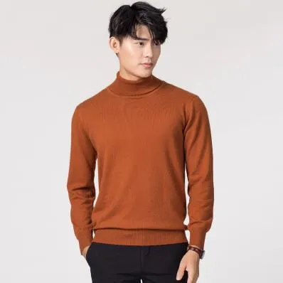 Turtleneck Long Sleeve Cashmere Sweater