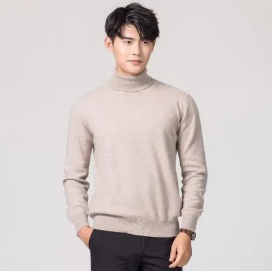 Turtleneck Long Sleeve Cashmere Sweater