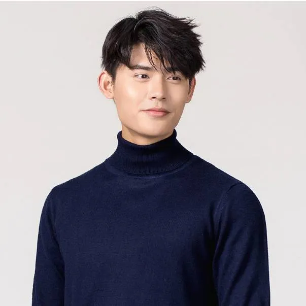 Turtleneck Long Sleeve Cashmere Sweater