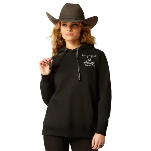 Women's Ariat Boot Co. Steer Stitch Hoodie 10051999